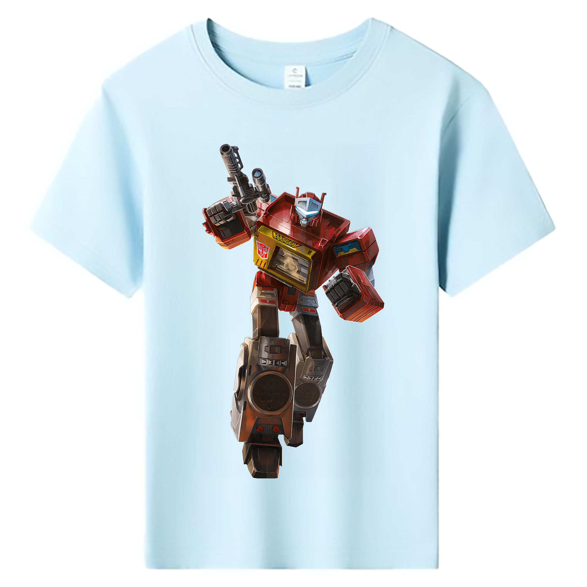 （画像用） Transformers トランスフォーマー 綿100％キッズTシャツ（フロントプリント）